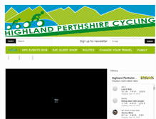 Tablet Screenshot of highlandperthshirecycling.co.uk